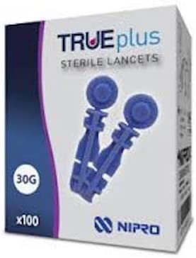 TRUEplus Sterile Lancets 30g (Pack of 100)