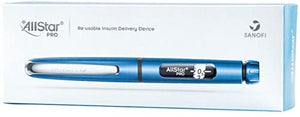 Allstar Pro Reusable Insulin Delivery Device Pen Blue