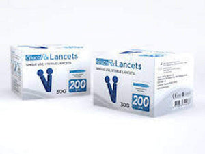 GlucoRx Sterile Lancets 30g (Pack of 200)