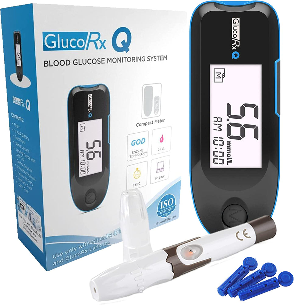 Agamatrix AgileGluco Rx Q Blood Glucose Monitoring System - Diabetic ...
