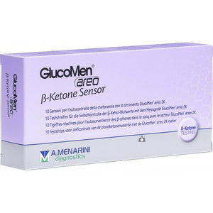 GlucoMen  Areo B-Ketone Test Sensor (Pack of 10) - free postage